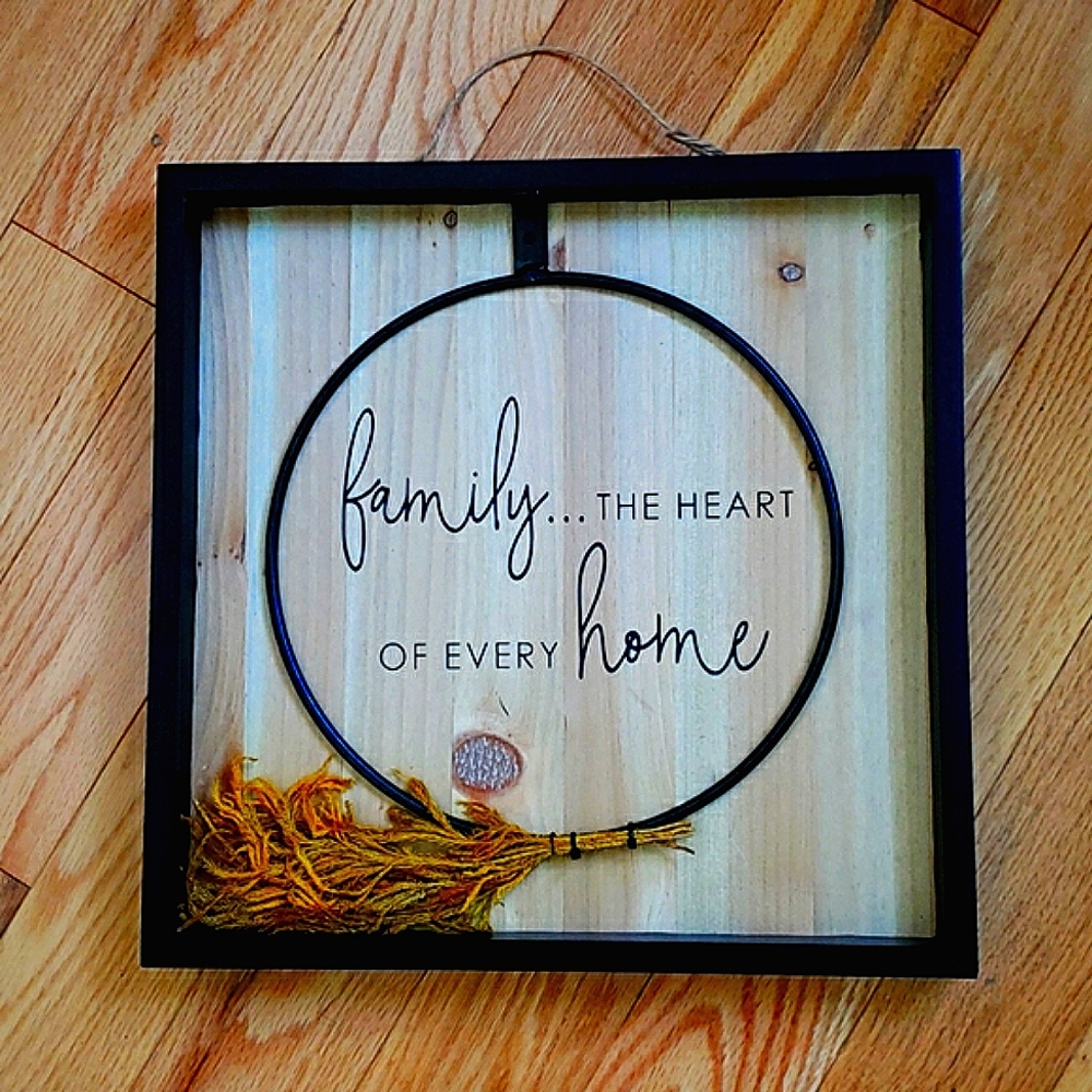 Charming Rustic Autumn Sign Family